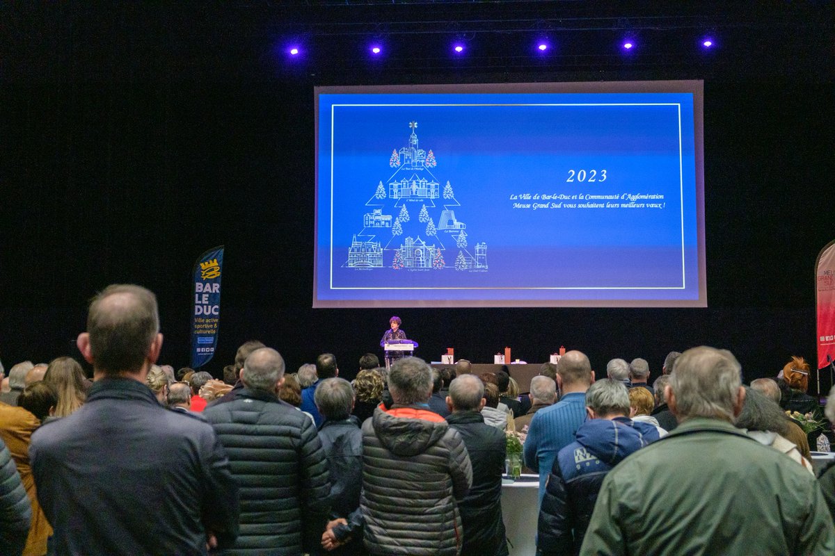 barleduc55000's tweet photo. 📷Retour en images sur les vœux aux forces vives qui se sont tenus à la salle multifonctions La Barroise, mercredi 11 janvier 2023. https://t.co/uL5c5Dt6nF