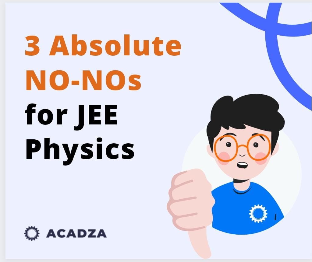 AcadzaDost's tweet photo. 3 things to avoid and get the best JEE 2023 Physics score possible.

While these solutions can be implemented on your own, Acadza Chanakya Dost can help you with a personalized solution in under 12 hours.

Book your FREE DEMO TODAY!
https://t.co/90DJpuxTPS https://t.co/2AcSvGQAte