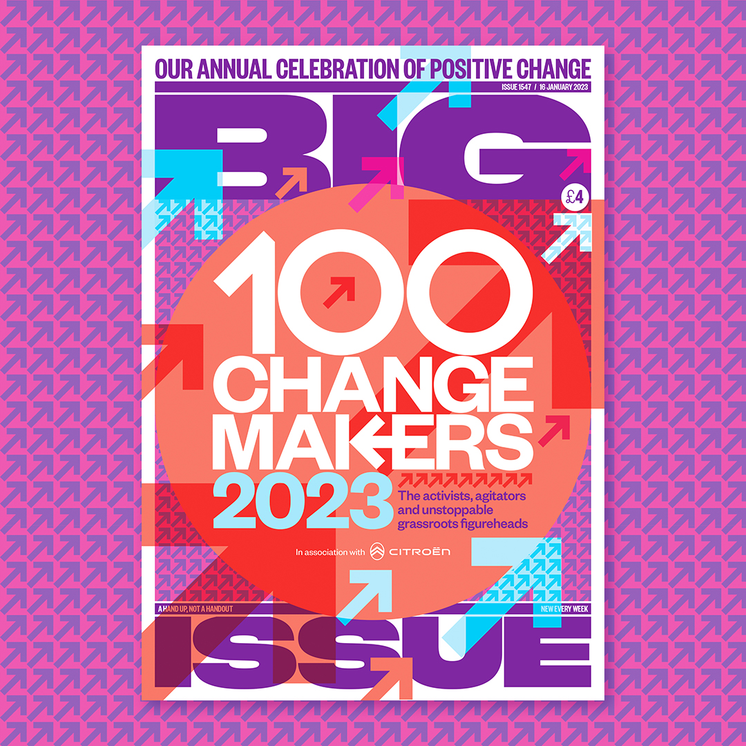 Kalayaan's tweet image. We live in Britain 2023 so no one should be at risk of homelessness or destitution. Sadly this is not the case. Please, if you can, make a purchase from your local @BigIssue vendor... &amp;amp; not because we feature in it as a 2023 #Changemaker but because it's a #handup not a #handout