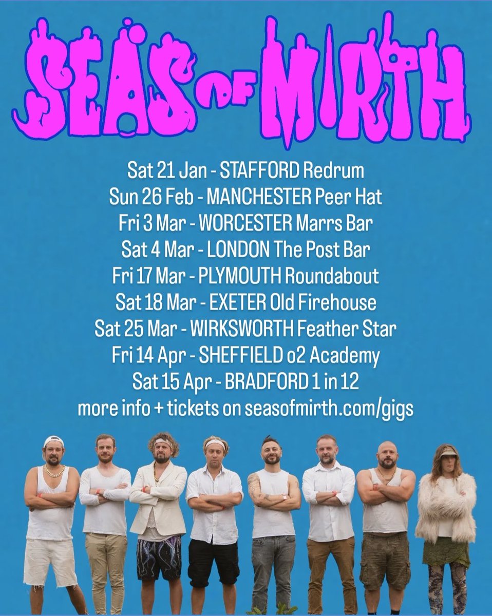 seasofmirth's tweet image. Weez Of Mirth (bonus points if you get the reference) #uktour #gigs #funmusic #festivalband #hype