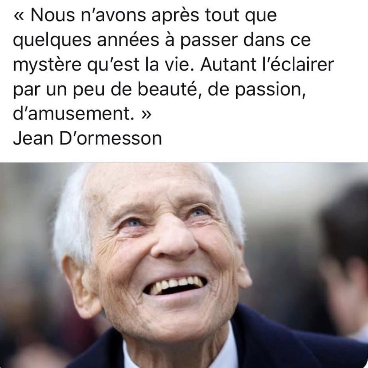 SylviRodrigues's tweet photo. #JeanDormesson 
#TellementJuste https://t.co/FI2YD9R5o3