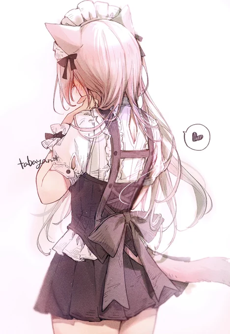 新しいオシャレベストの後ろのデザインすき#ミコッテ #FF14 #FF14art #FF14イラスト 