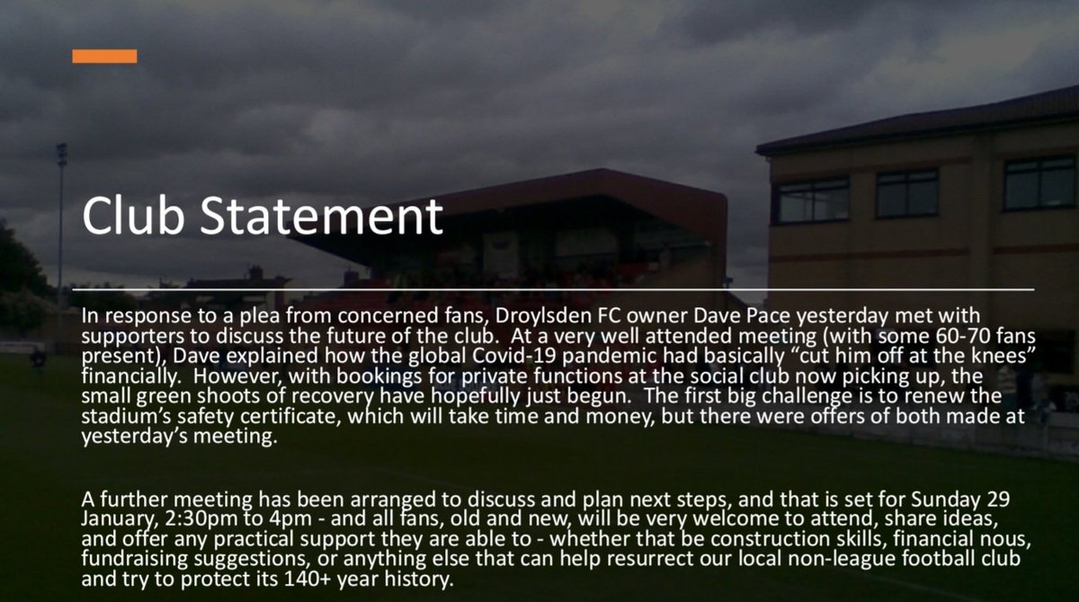 Club Statement