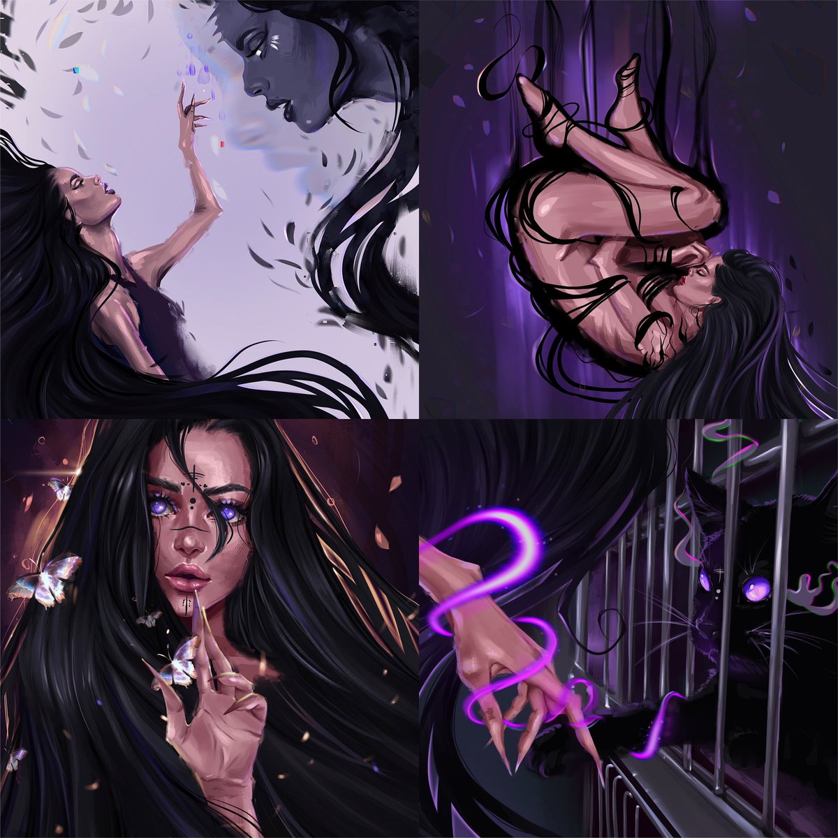 lizziebizzii's tweet photo. Collection WITCH STORY 

Available items:
🔮Meeting 
🔮Transformation 
🔮A good witch 
🔮Familiar 

Link and descriptions to each artwork in cms https://t.co/2aHZCwKy3n