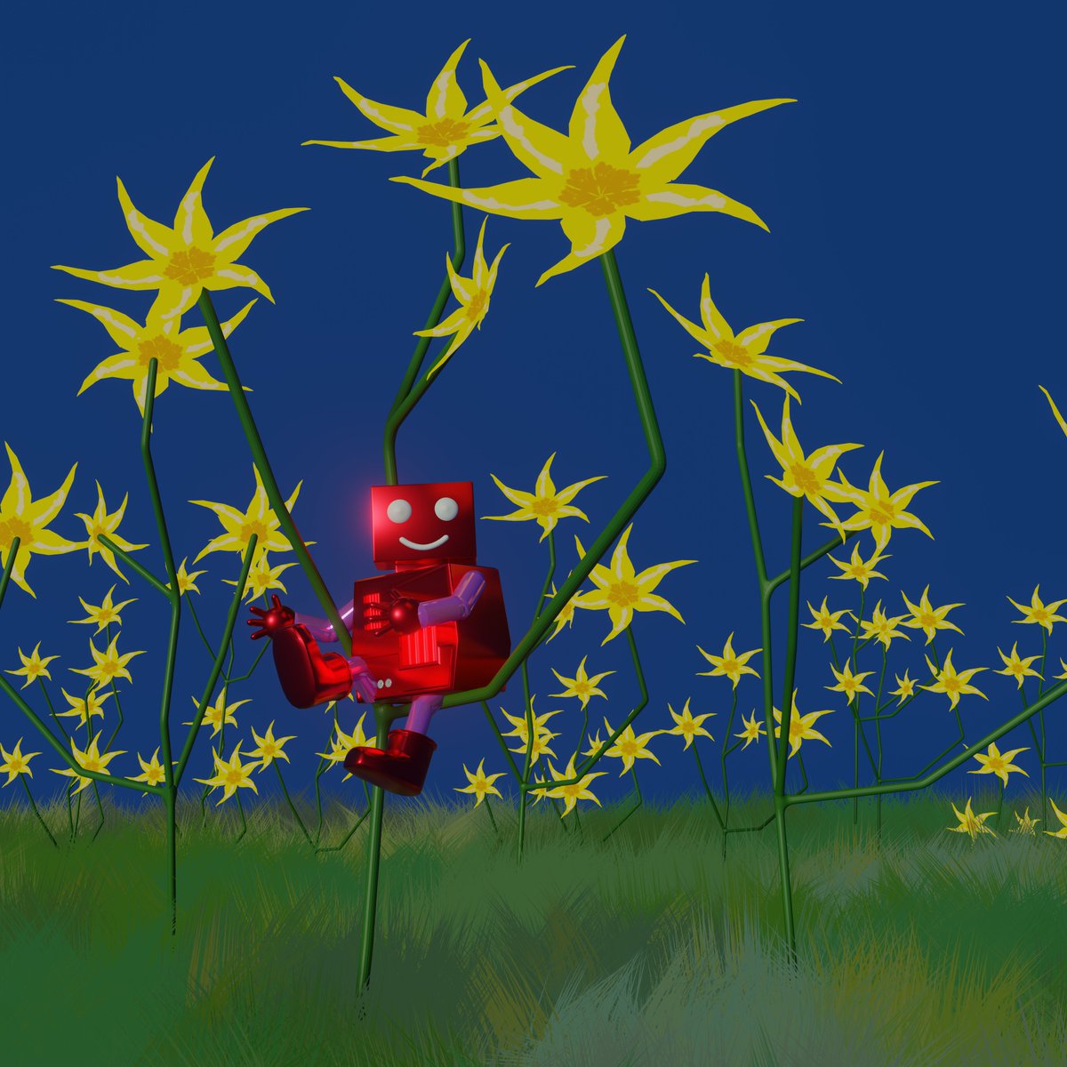 Inspired. Made using blender 3d.