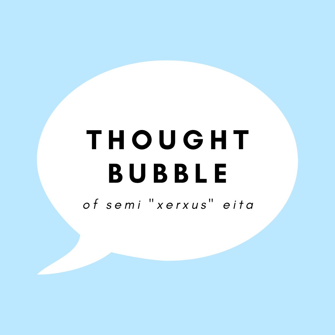 ⁣　　⁣
⁣　　⁣
　　                       thought bubble. 
　　⁣
　　⁣
