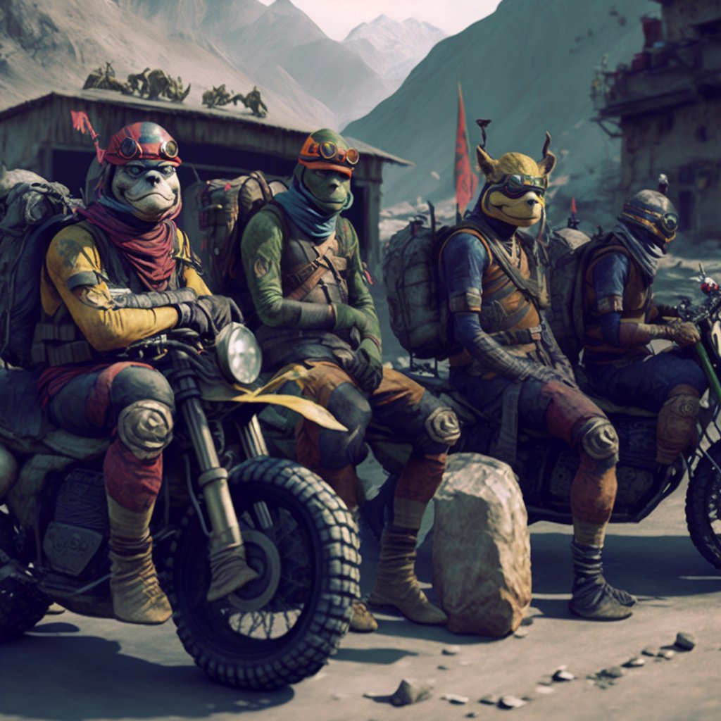 melloed's tweet photo. Mountains and a few majestic structures 

TMNT tour India 

Created with ai https://t.co/1AAM85xpmK
