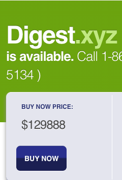 TheZestyQueen's tweet photo. One of these prices sure is hard to digest! π#MondayFunday #DomainHumor #domains https://t.co/bKCpYBqerf