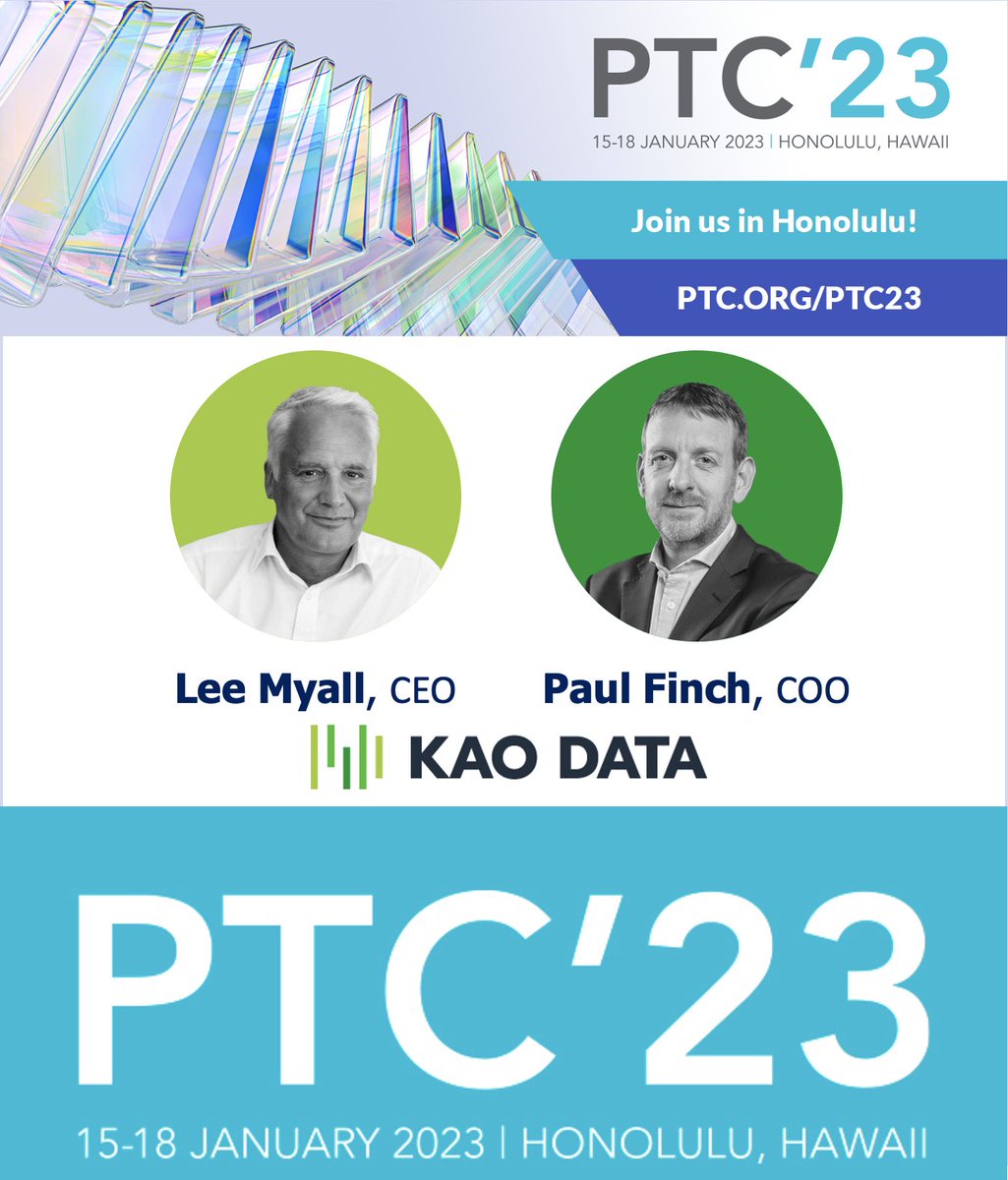 KaoDataDC's tweet photo. Yesterday marked the start of the @PTCouncil Conference in Honolulu, Hawaii. This year Kao Data CEO @Lee_Myall is in attendance this year. If you would like to organise a meeting, drop us a DM.
#connectivity #datacentre #enterprise #colocation #HighPerformanceDCs https://t.co/IGBQC9eAB9