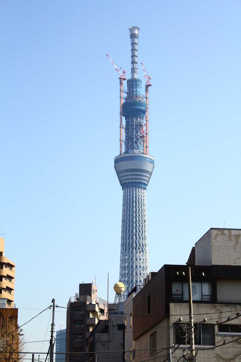 Šel jsem okolo, když se stavěl Tokyo Skytree. Jeřábníka bych tam dělat nechtěl.