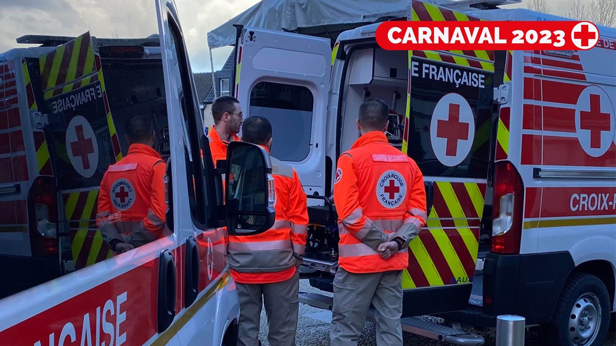 CroixRougeDK's tweet photo. [#DPS] 🚑 Ce #Weekend, 3️⃣ dispositifs de #secours assurés par nos #bénévoles à l’occasion du #carnaval2023 🎉
➡️ Samedi: Bande de #Steene &amp; bal des #JoyeuxBeultes à @braydunesfr 
➡️ Dimanche: Bande de #Ghyvelde 
#Merci aux #secouristes mobilisés. 
RDV le week-end prochain. https://t.co/Wy7YNijBlg