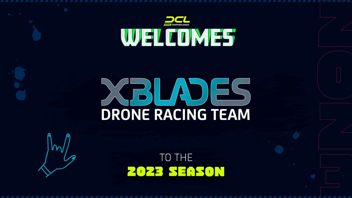 DroneChampionsL's tweet photo. We're excited to see this team's comeback as they strive for greatness and leave their mark on the game, 𝐗𝐁𝐥𝐚𝐝𝐞𝐬 𝐑𝐚𝐜𝐢𝐧𝐠!
@XBladesracing are you ready?
#DCL23 #wearedcl #dclthegame #esports #droneracing #fpvracing #dronelife #dronepilot #onlinegame #racinggame https://t.co/TpRAeQgzQd