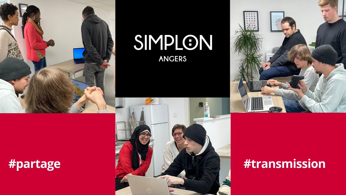 🤩 Super moment de partage entre nos deux promos angevines vendredi dernier
👏 Collaboration et transmission au cœur de la pédagogie chez Simplon
🙏 Merci à nos formateur-rices @Diane Andrzejak et @Sylvain Goubeau
#formation #partage #transmission #numérique #web #informatique