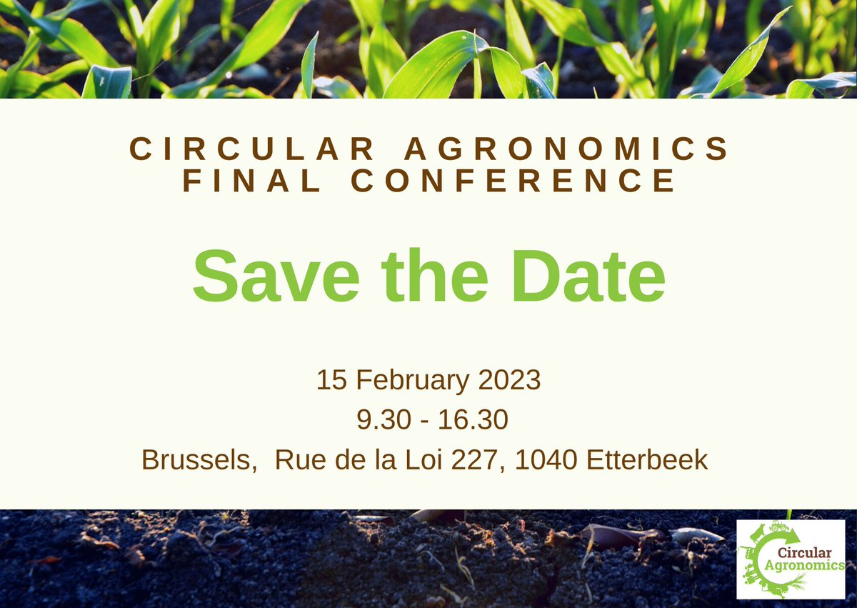 📢We have news about the speakers who will participate to our final conference on #sustainable  #nutrients and #carbon management in #agriculture. Take a look at our agenda and if you haven't already done, register here 👇🌱bit.ly/3ZRq2ZF