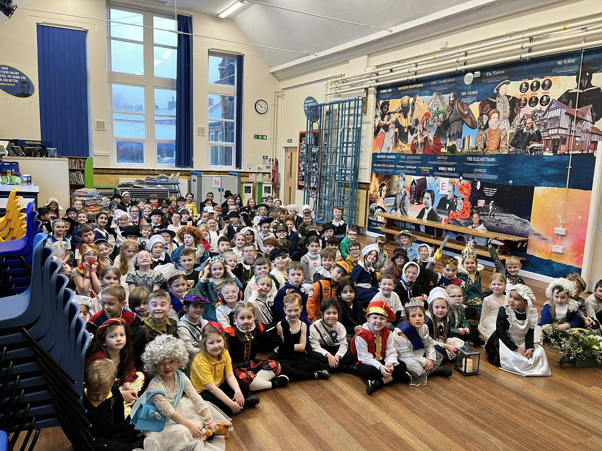 Horrible Histories-Brilliant Brits. The whole school are celebrating all of the wonderful British historical heroes today. They look amazing! <a href="/cbbc/">CBBC</a> #horriblehistories