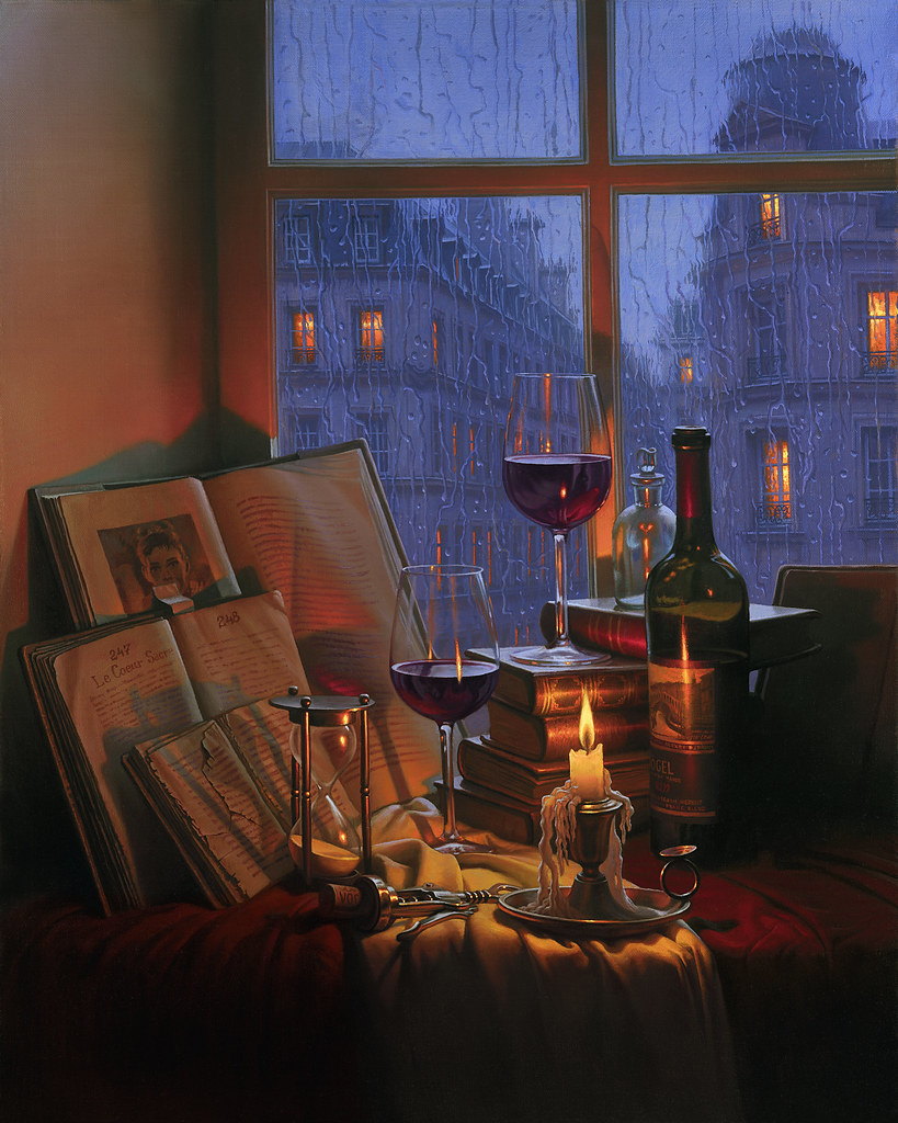 Art_Vanitas's tweet photo. "Rainy Days and Mondays" by Alexei Butirsky (b. 1974). https://t.co/HEARPiJ3nm