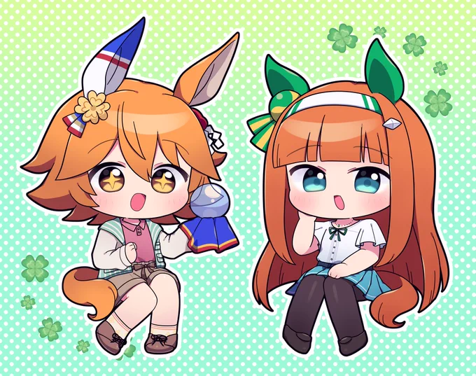 フクキタルとスズカさん、私服バージョン!#ウマ娘プリティーダービー 