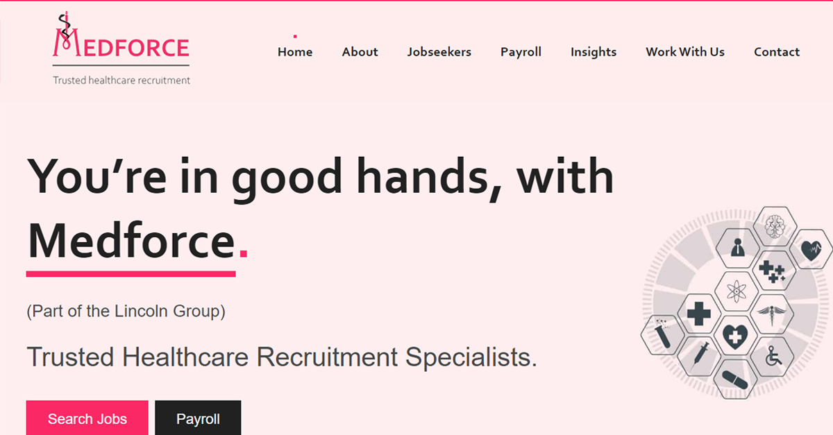 Medforce_Ire's tweet photo. We are excited to announce a rebrand from Lincoln Healthcare to Medforce which reflects our commitment to recruiting excellence within the healthcare industry and the strength behind the brand that has been steadily building since 2018. Check out https://t.co/7w77d5Jiqy https://t.co/8s1XILCO1S