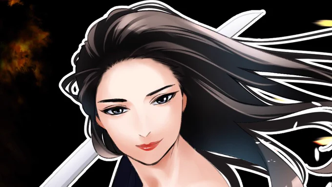 私の一推しの女優さんを描きました!刀屋壱(という殺陣(たて)パフォーマンスチームでご活躍されている春奈(さんですこちらのチーム、世界中で公演されてるんですが… 