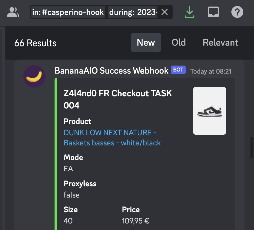 200 accounts
<a href="/BananaFramework/">BananaAIO</a> and <a href="/HazeyAIO/">HazeyAIO</a> 
<a href="/TheBottingHouse/">TheBottingHouse</a>'s setups are on 🔥

<a href="/clearnotify/">Clear Notify</a> @ClosedCulture <a href="/ahiddensociety/">Hidden Society Placeholder</a> @NotifyEU <a href="/DragonAIOBot/">Dragon</a> <a href="/TyphonClub/">Typhon Club</a>