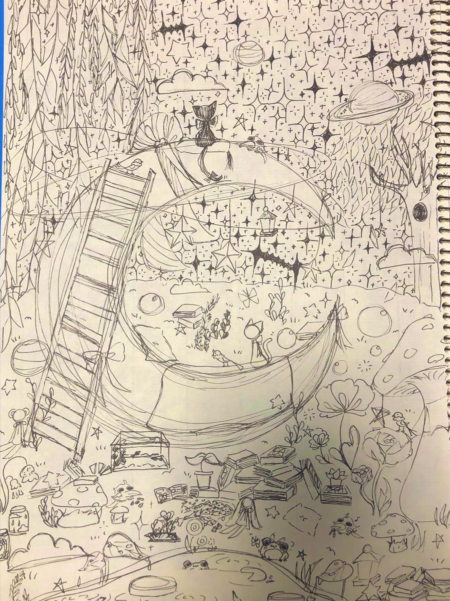 CoralTreehouse's tweet photo. 秘密基地　 #イラスト https://t.co/w3g0F2YOxz