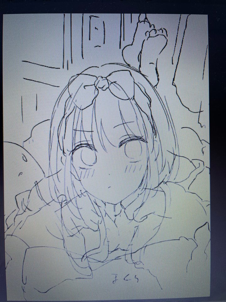 ラフの顔も捨てがたかったなー 
