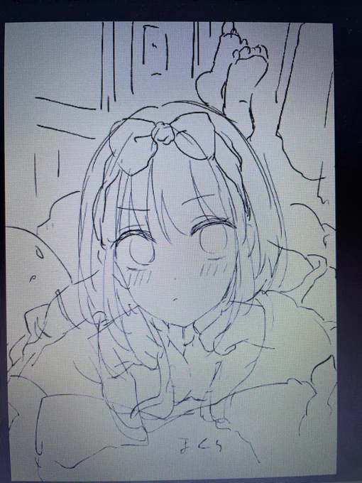 ラフの顔も捨てがたかったなー 