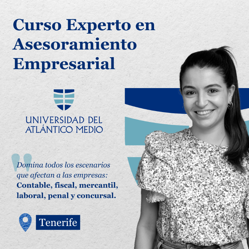 atlanticomedio's tweet photo. 📢 Vuelve el Curso de Experto en Asesoramiento Empresarial 2023  

Comenzará el próximo mes de marzo presencialmente en nuestra sede en Tenerife. 

⚠️Plazas limitadas  

¡Matricúlate ya! 

Para más información ⬇️ .