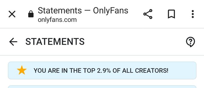 SMASHED IT. Onlyfans. In the TOP 2% OF ALL CREATORS.  After 10 months at 3%. This includes celebrities