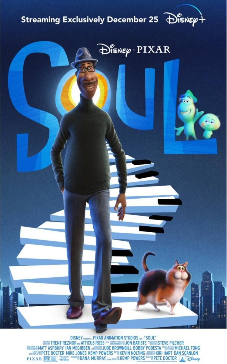 PromeEncadenado's tweet photo. Otra película maravillosa de esta nueva generación de Pixar es #Soul. Siguiendo la estela de #insideout, Soul ofrece un relato sobre qué pasa después de morir, las pasiones que nos identifican, el sentido de la vida y el amor a la música 🎹 https://t.co/eOyoTT6dmv
