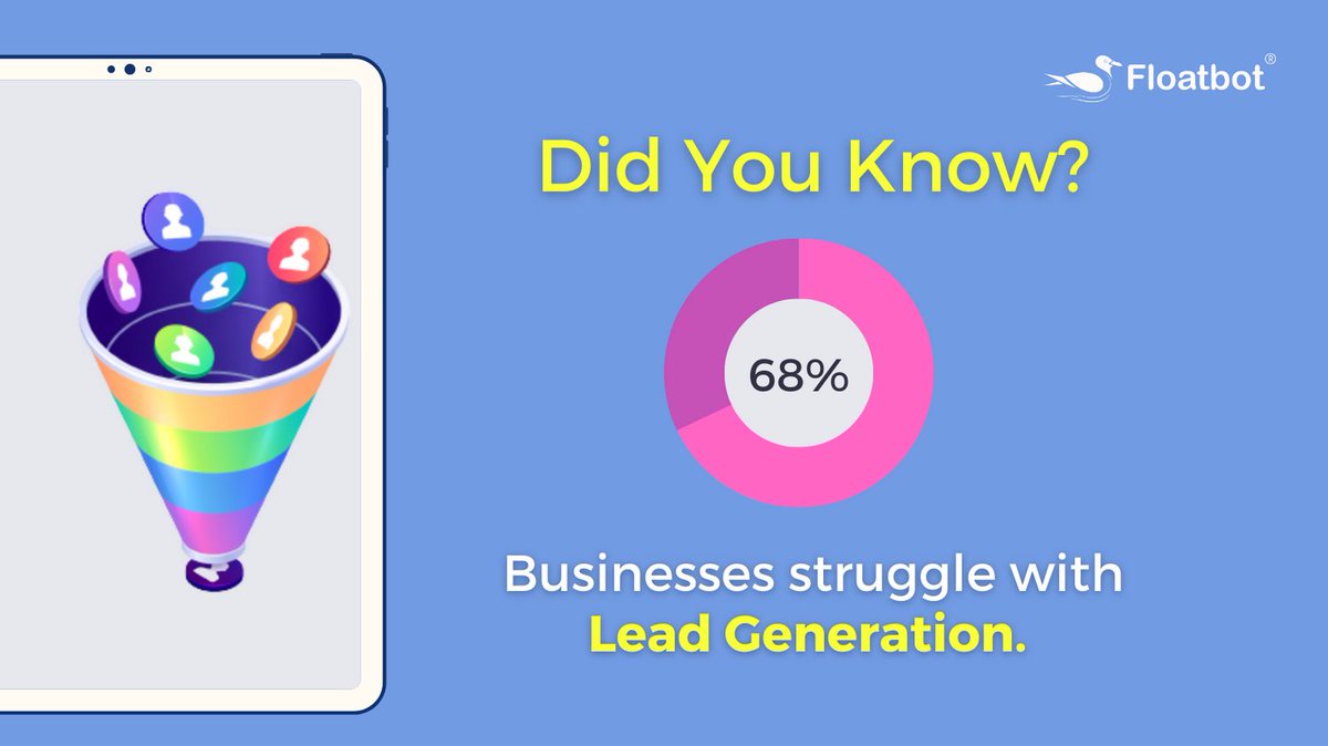 floatbot's tweet image. Now no more struggle! Step up your #LeadGeneration game 💪 with Conversational AI #Voicebots. 🤖 The #AIPoweredBot can: 

-Make outbound/telemarketing calls to prospects
-Ask screening questions and qualify leads
-Book meetings with sales reps

#Floatbot