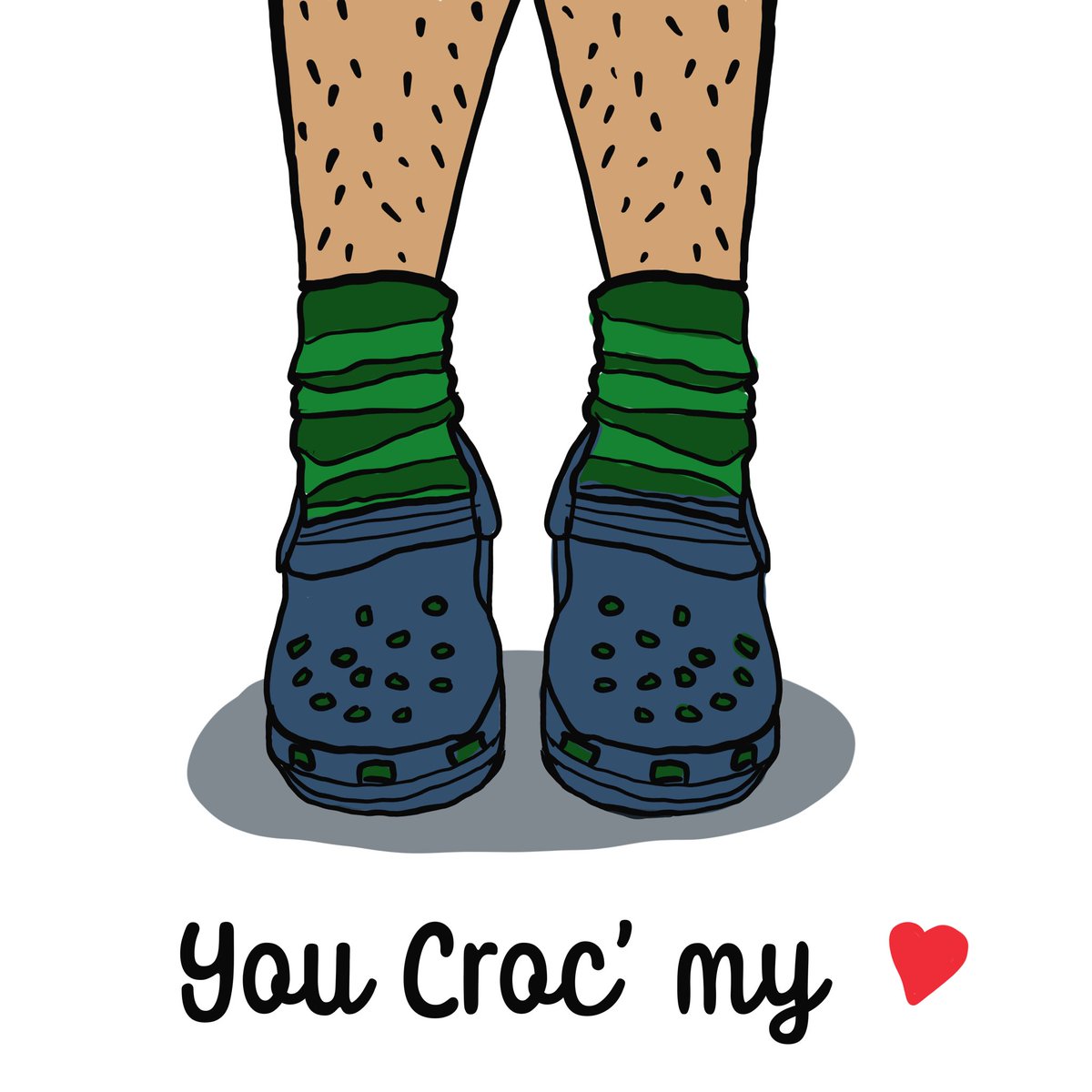 Have you got a Crocs lover in your life? Why not buy them this special and unique valentines card - not available in shops - just £3 inc Uk postage #crocs #ValentinesDay2023 #cards #crocswithsocks #nurses <a href="/writtenbyruth/">writtenbyruth</a>