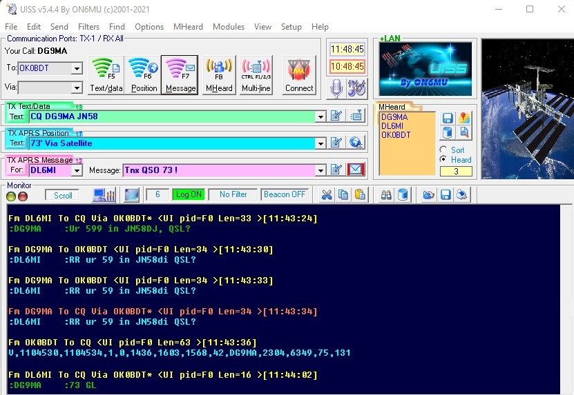 Finally did my first QSO via BDSAT-2 Digi 9k6 VHF at 10:43utc with <a href="/Dl6Mi/">DL6MI</a> thanks! Seems uplink needs to be tuned precisely +/- 1 KHz. Looking forward to more QSOs! Who like to try? 🛰️😉