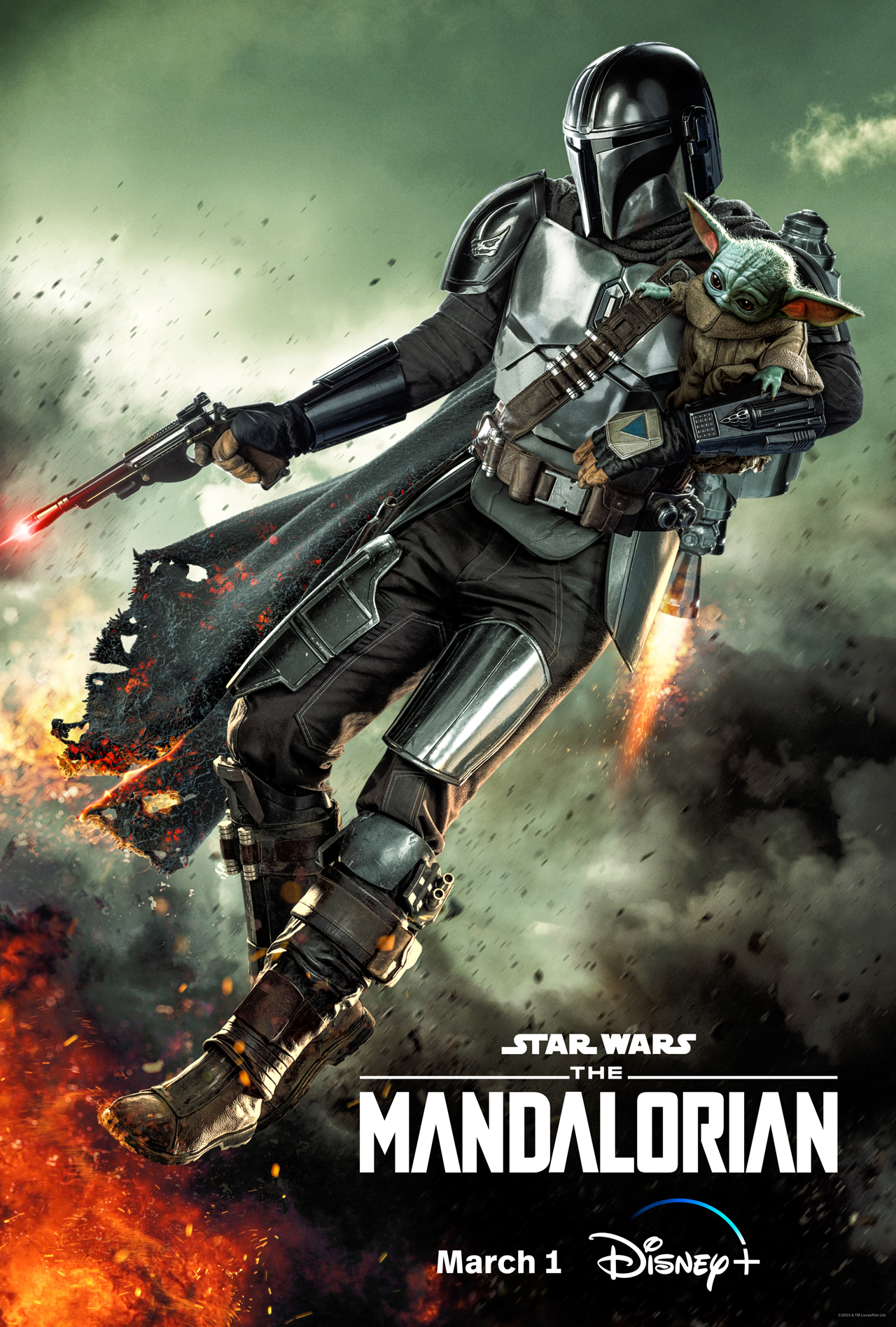 スターウォーズ　THE MANDALORIAN ポスター Star Wars: The Mandalorian TV Series Poster | Season 2