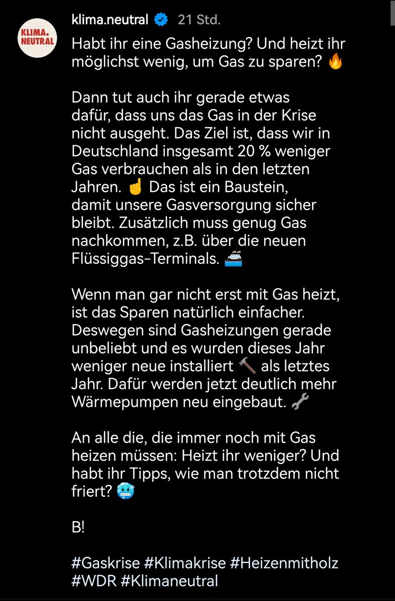 Hallo @wdr, Was soll der Hashtag #heizenmitholz? Es müsste eher #holzofengate heißen. Es ist eine Technologie aus dem Mittelalter. Es ist gesundheitsschädlich. Deutsche Kurorte sind lange keine Kurorte mehr aufgrund der Feinstaubbelastung. #feinstaub @Kachelmann @achimdittler