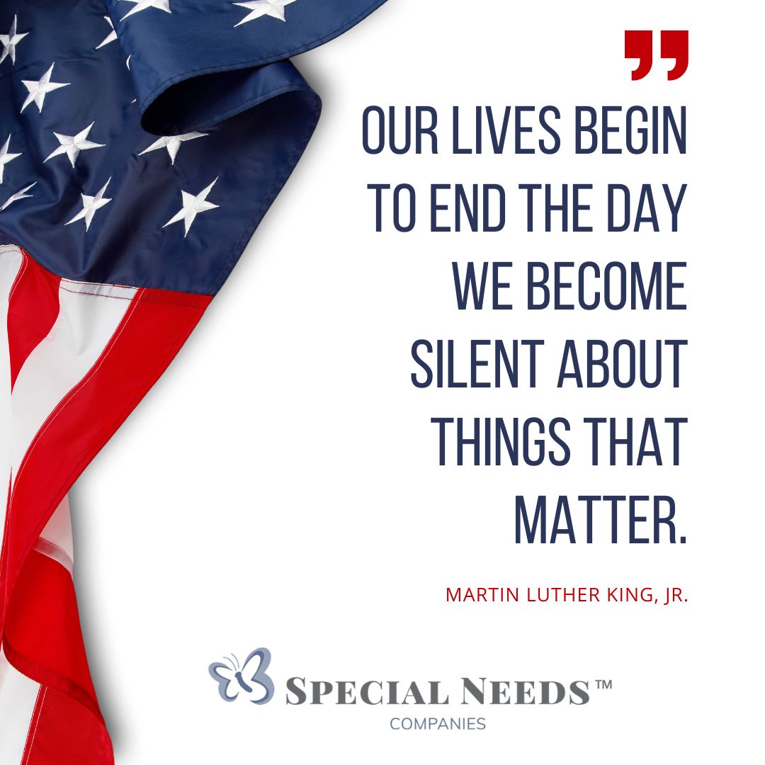 AnnetteHines15's tweet photo. Celebrating the memory of Martin Luther King Jr. by speaking out for the disabled and advocating for their rights to basic freedoms like where to live or how much money to save that most take for granted everyday.
#disabilityawareness #MLKDay #specialneedsadvocate https://t.co/66IqUp7ykY