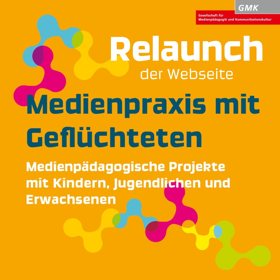 GMKnet's tweet photo. #Relaunch von "Medienpraxis mit Geflüchteten"
https://t.co/j2us6gDAmV
Medienpädagogische Projekte mit Geflüchteten kennenlernen und niederschwellige Methoden erproben:
#mitwirken, #vernetzen, #integrieren, #inkludieren, #kreativundkritischmitMedien
Schaut jetzt rein! https://t.co/Ea9BSa1axL