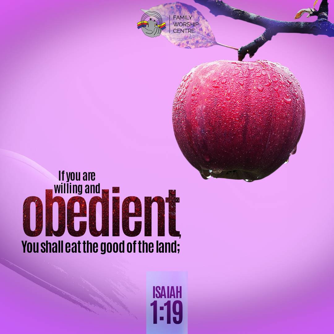 FWCAbuja's tweet photo. Obedience is extremely important to God. In order for you to have His promises fulfilled in your life, you will have to obey Him completely.

You are at your best when you love and obey God.

#intentionalliving  #obedience  #measurableprogress  #fwcabuja https://t.co/FylW7atF9D