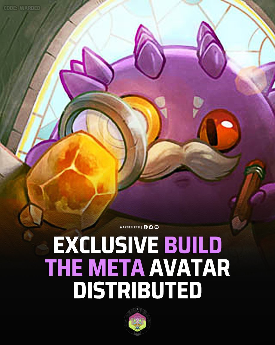 warded_ron's tweet photo. #BuildTheMeta Exclusive Avatar has been distributed along with a new Chinese New Year background for Axie Origins.
#axiecreator #AxieOrigins https://t.co/miTBRciR0A