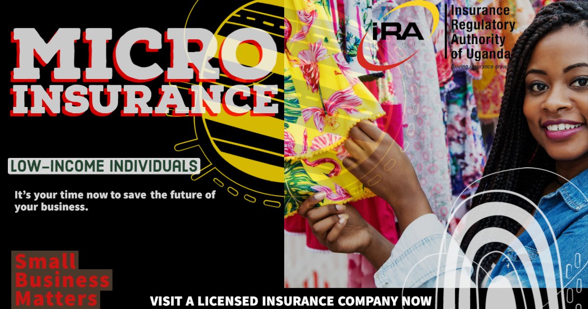 IraUganda's tweet photo. Microinsurance offers a promising alternative for our people to manage risk and use their assets more productively. #Insurance #Letssave #DrivingInsuarnceGrowth https://t.co/QKjZDyPFW0