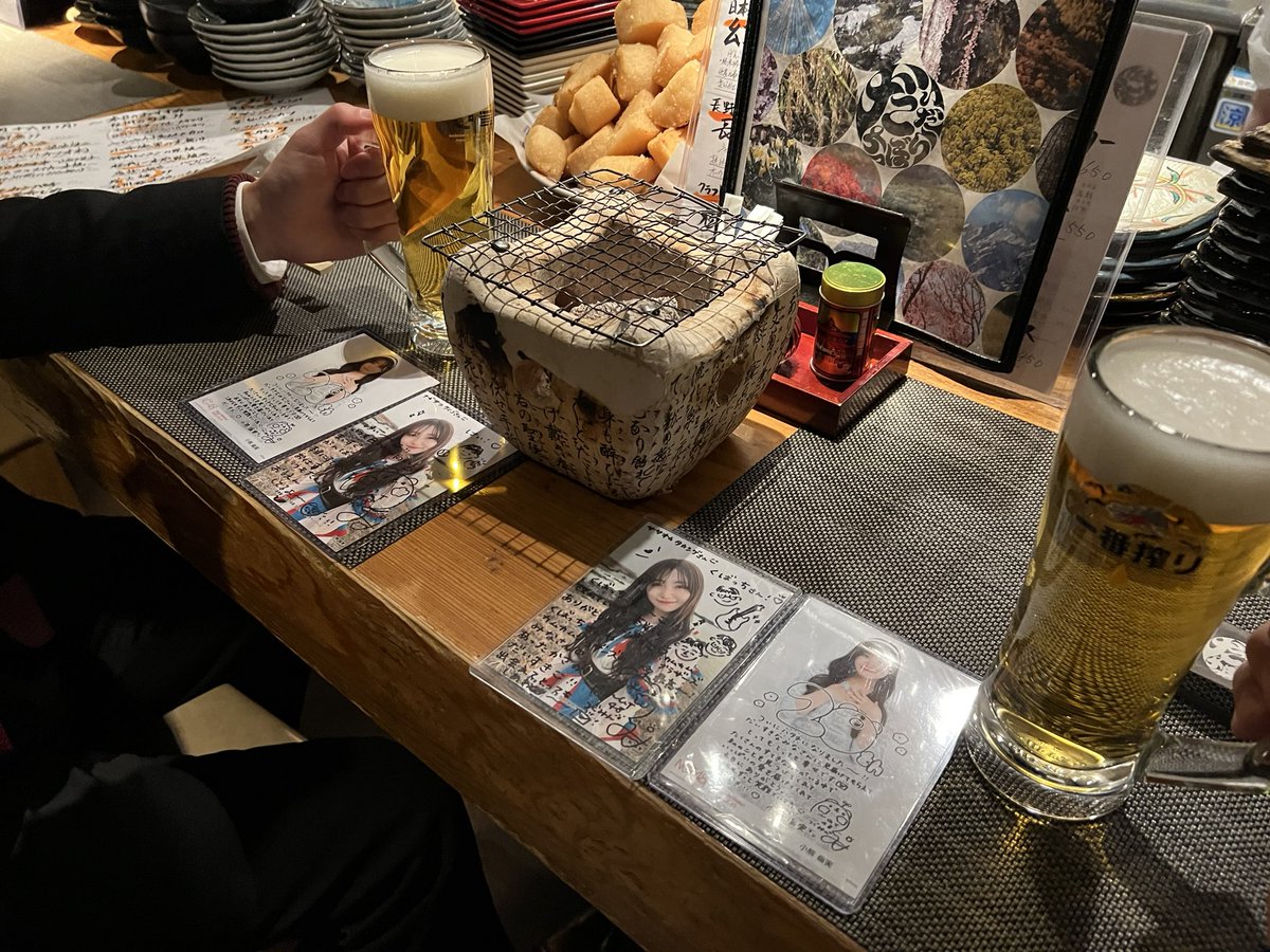 _popopon_'s tweet photo. 大切な仲間との乾杯🍻
今夜はつぐつぐだぁぁぁ😍

#小熊倫実 https://t.co/rechIJIjQf