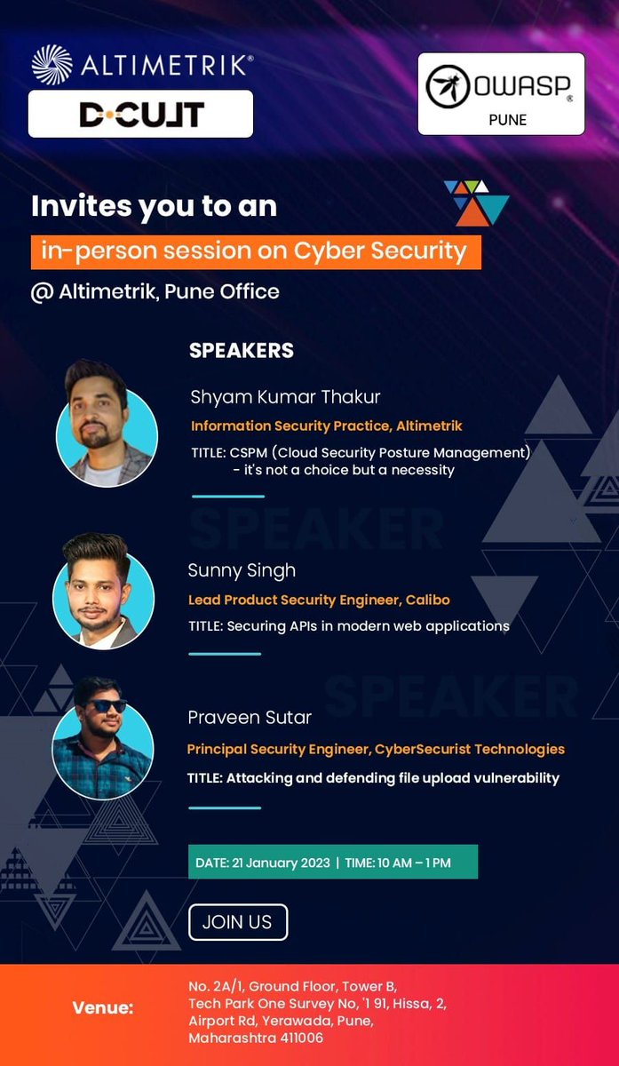 OWASP Pune Chapter tweet media