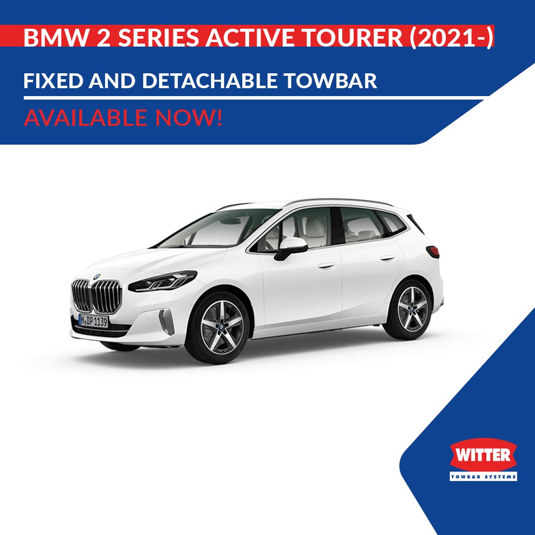 Great news for BMW 2 SERIES ACTIVE TOURER (2021-) owners! We have a newly developed towbar available from Witter &amp; Westfalia.

Choose from fixed or detachable options that are designed to make the fitting process easier and faster.

🔥Fast UK Next Day Delivery

#BMW #Towbars