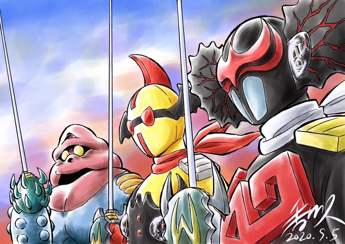 #ヒーローの日 な過去絵日本版! 