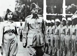 Netaji Subhas Chandra Bose joined in with the revolutionaries to connect the physical culture clubs with Durga puja by introducing stick fights and sword fights as part of the worship of Shakti in the community pujas. Simla Byayam Samiti started a community Durga puja on its