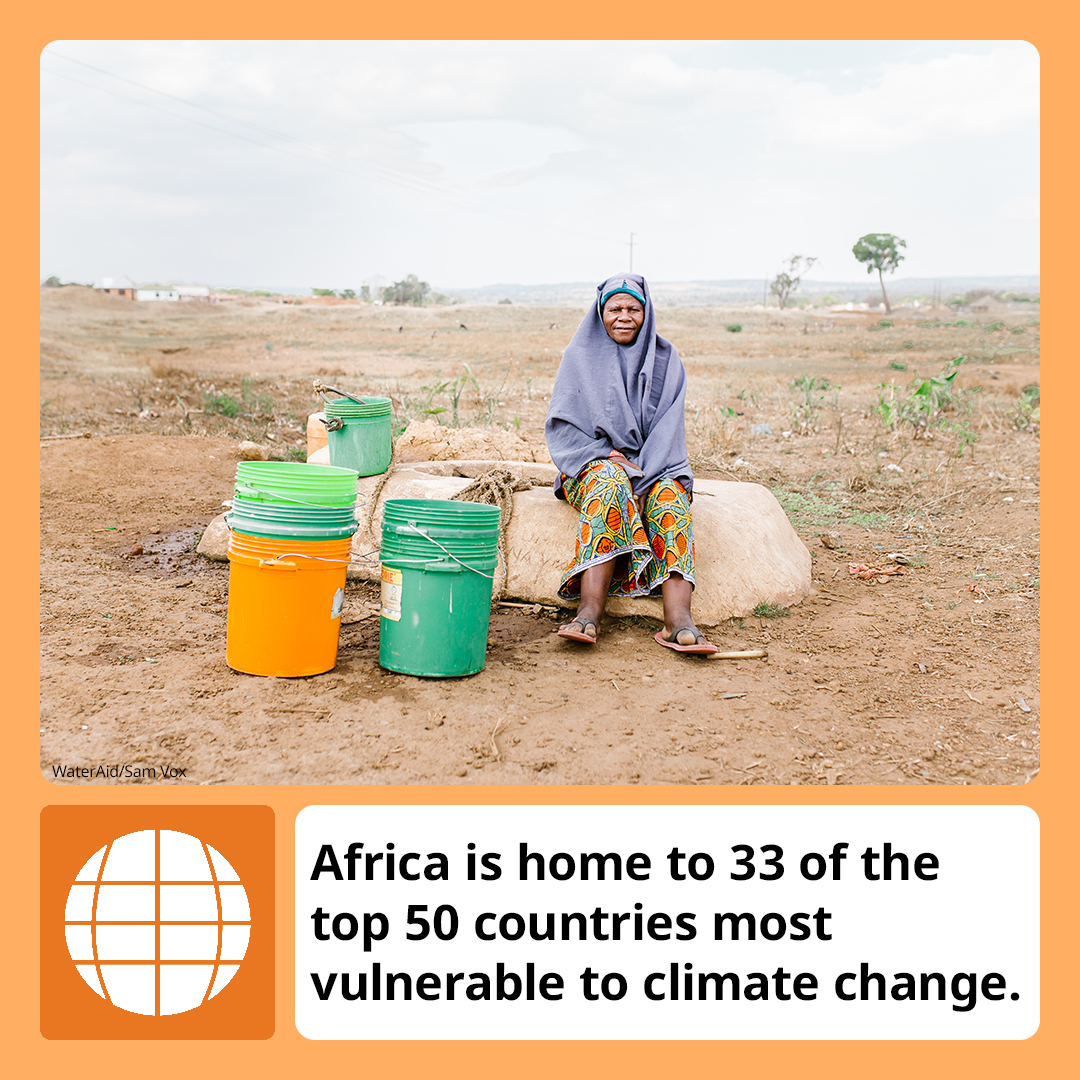 We need urgent actions to ensure that communities have sustainable access to safe water, sanitation and hygiene services, in the face of droughts and floods caused by climate change.

#ClimateChange #Africa #WaterCrisis #ClimateCrisis #EastAfrica #WASH #climatefinance