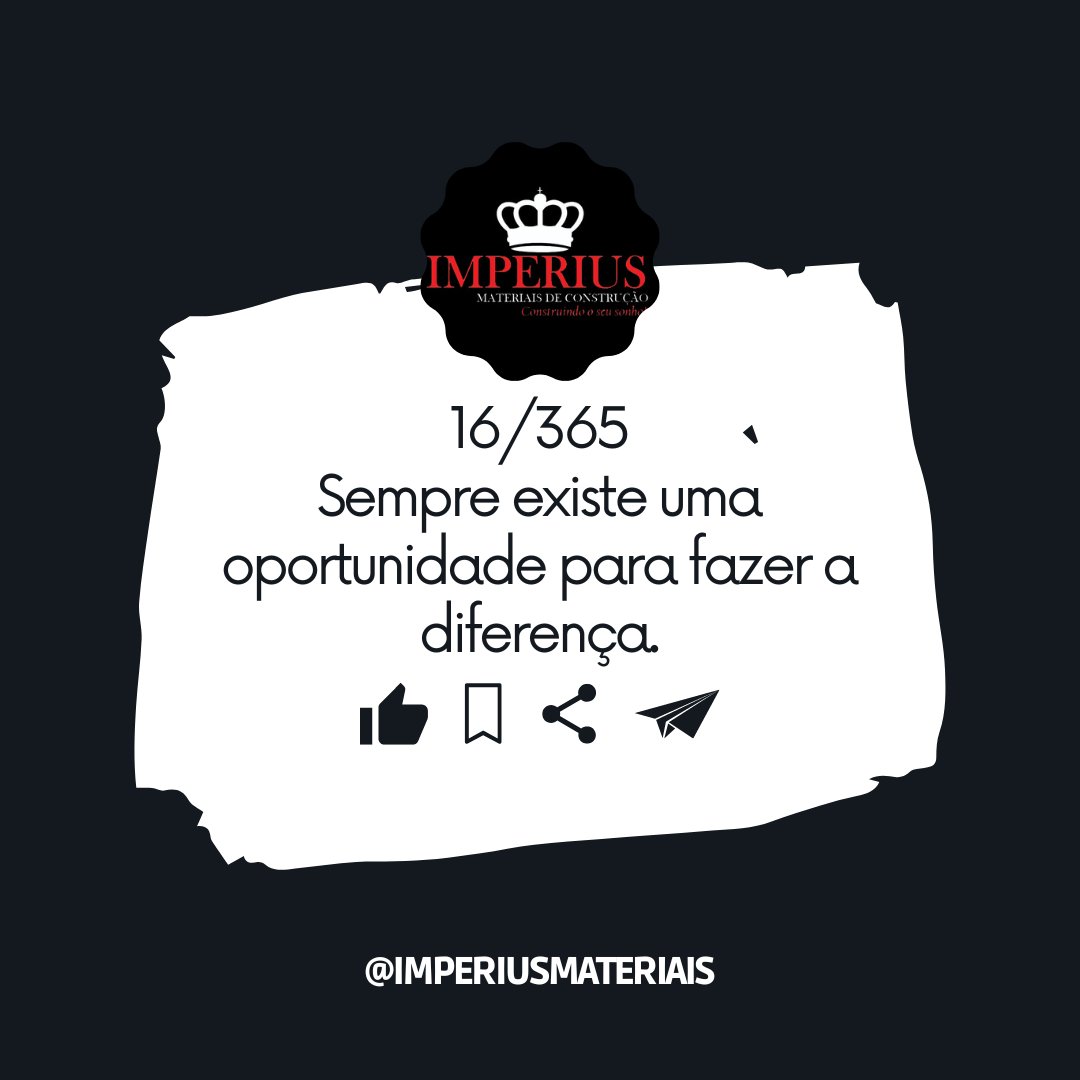 Imperiusconst's tweet photo. 16/365
Sempre existe uma oportunidade para fazer a diferença.
#motivação #frase #2023 #motivacional #negócios #negócio #materiais #depósito https://t.co/I7iGYLOX67