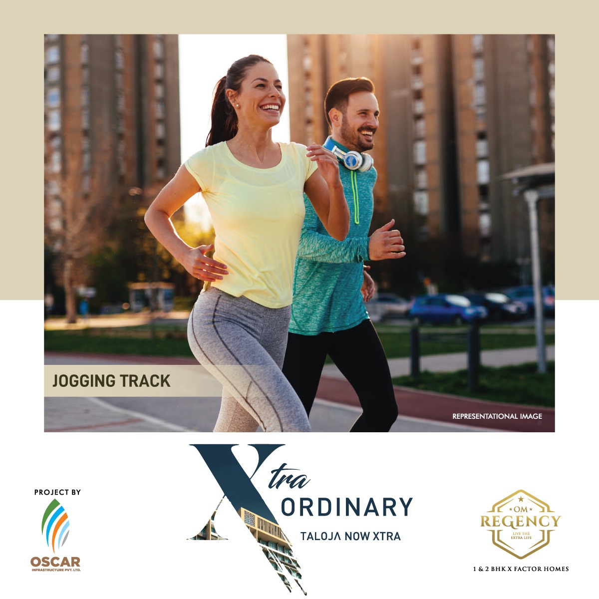 OmRegency's tweet image. Why sweat it out with heavy weights when you can simply jog &amp;amp; run your way to good health?

Now enjoy jogging exclusively with likeminded folks on the jogging track of your housing society.

Move in to Om Regency, unlock a world of opportunities.

#OmRegency #RealEstate #Jogging