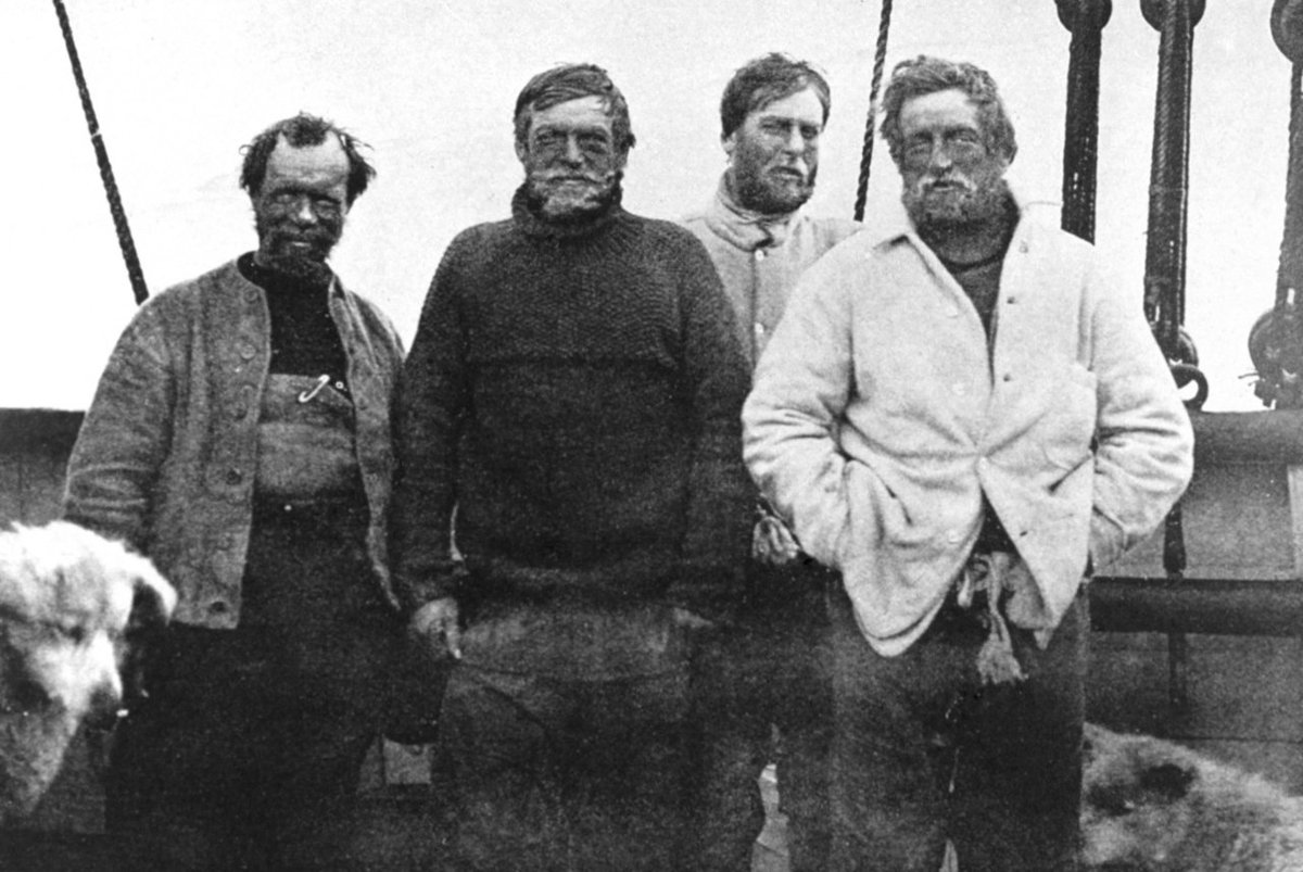 #otd 16 January 1909 – Ernest Shackleton's expedition finds the magnetic South Pole.

#britishhistory #ernestshackleton #southpole