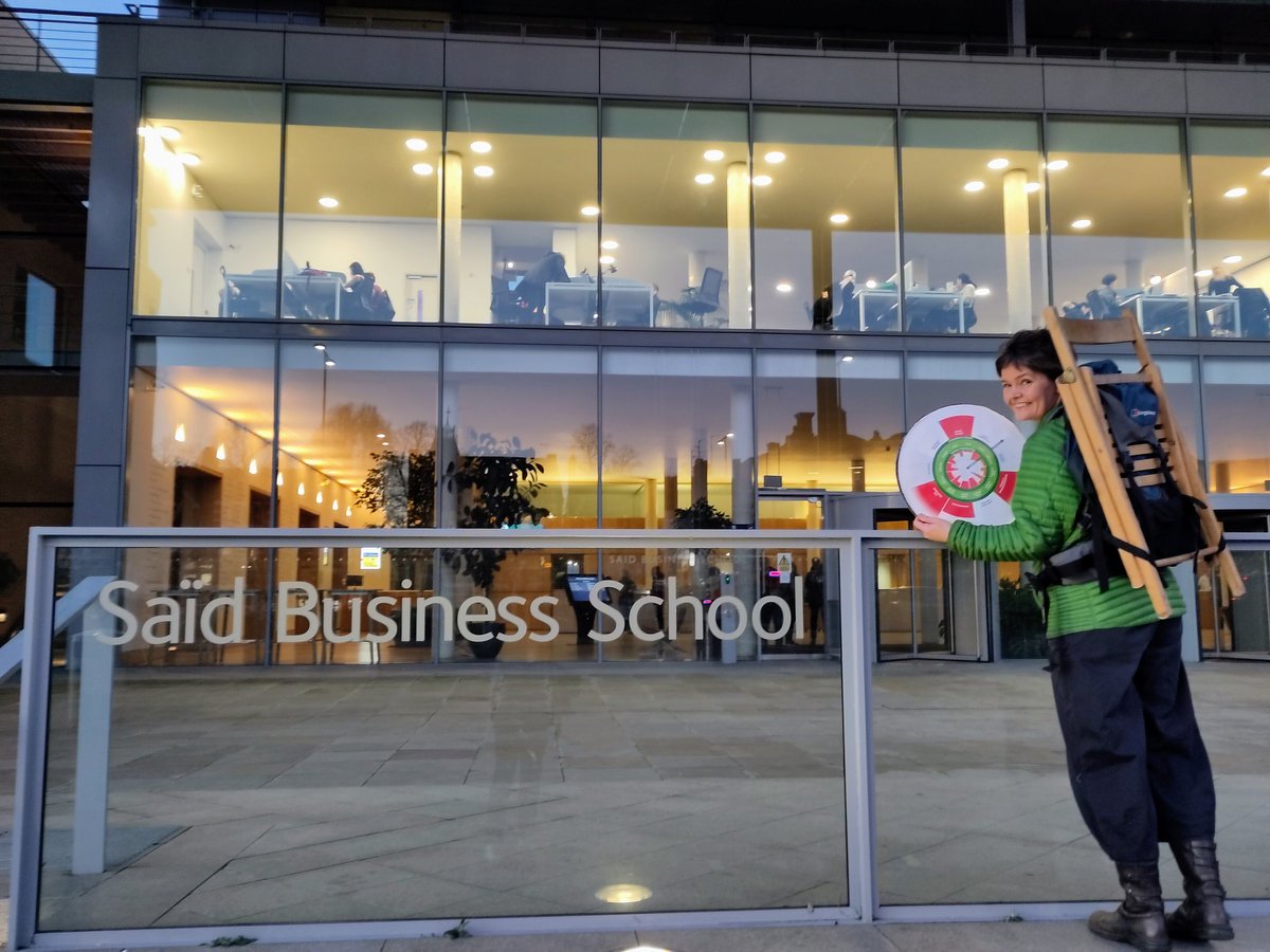 "If they don't offer you a seat at the table, pull up a folding chair". Channelling the inspirational Shirley Chisholm tonight, at the launch of Doughnut Economics Live in Oxford. It's time for new economic thinking to get due recognition in the economics curriculum. Everywhere.